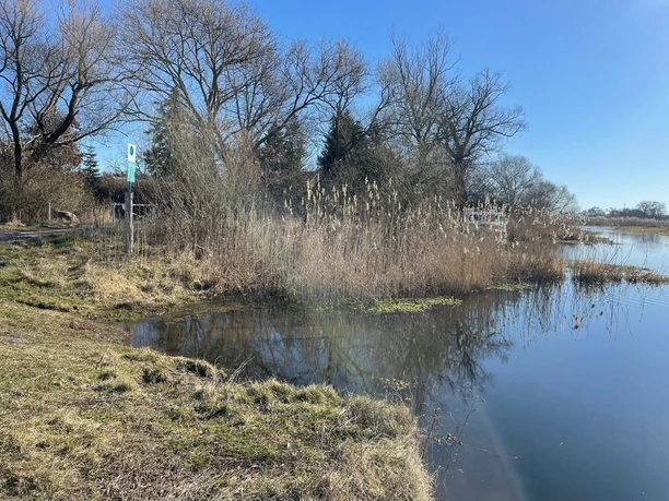 Kanurastplatz Döberitz im Frühjahr