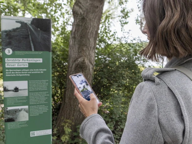 Informationspfad entlang des ehemaligen Grenzverlaufs in Potsdam