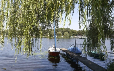 Blick auf den Schwielowsee in Caputh