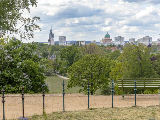 Blick vom Park Babelsberg auf die Potsdamer Innenstadt