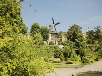 Historische Mühle von Sanssouci - Blick vom Park Sanssouci
