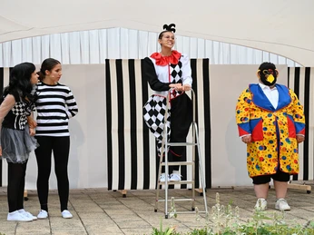 Blick auf die Inselbühne