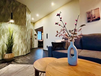 Hotel Reindahls-Deluxe Apartment-Wohnbereich