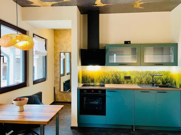 Hotel Reindahls-Deluxe Apartment-Küche