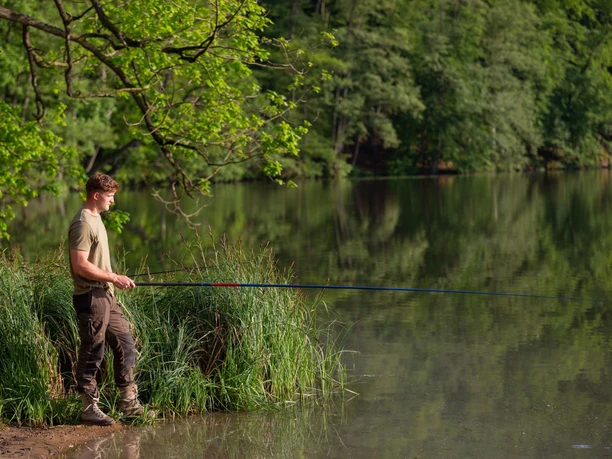 Angler am Großen Teppelsee