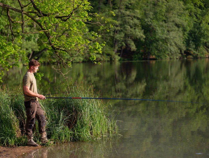 Angler am Großen Teppelsee