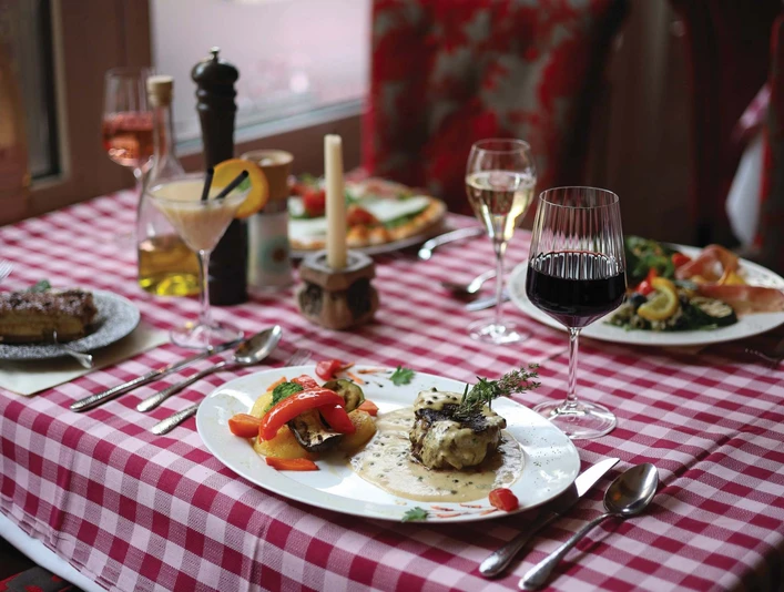 Platzgedeck im Ristorante Fratelli & Café