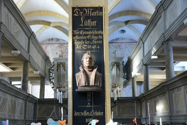 Blick in die Pfarrkirche in Plaue