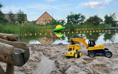 Strand im Naturbad Dippmannsdorf