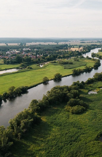 Luftaufnahme Havel im Milower Land