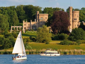Blick auf Schloss Babelsberg