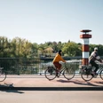 Radfahrer in Rathenow