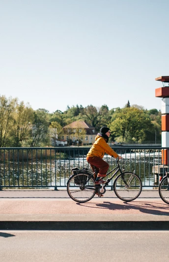 Radfahrer in Rathenow