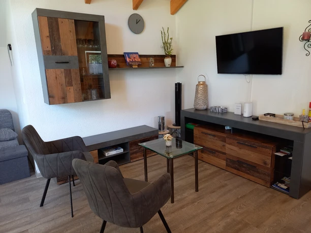 Ferienhaus am See Wohnzimmer