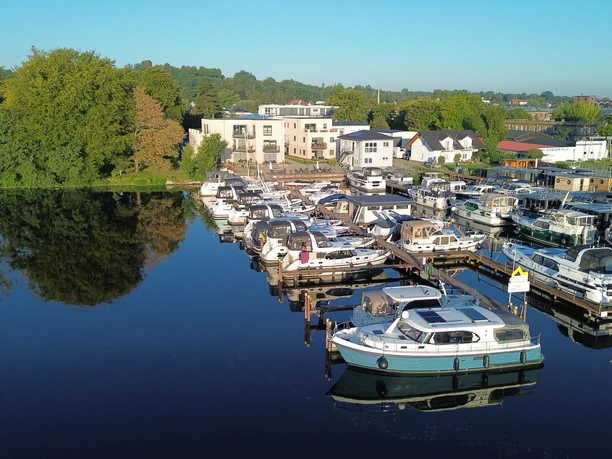 Luftbild Yachthafen Werder