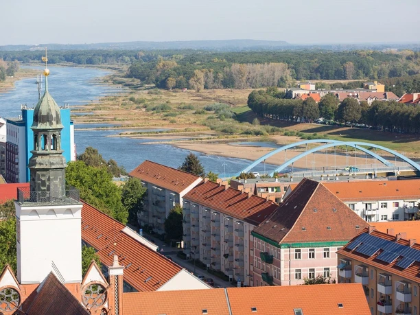 Blick vom Rathaus der Stadt Frankfurt (Oder)