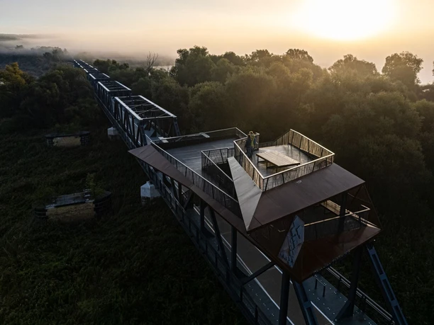 Aussichtsplattform Europabrücke Neurüdnitz-Siekierki