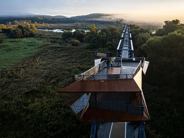 Aussichtsplattform Europabrücke Neurüdnitz-Siekierki