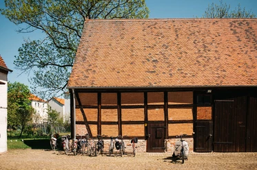 Fahrräder auf dem Lucke-Hof Premnitz