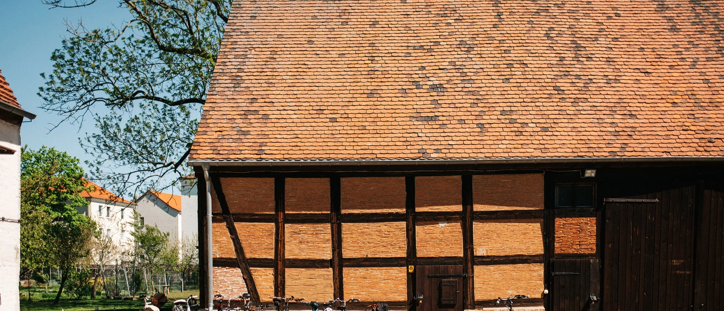 Fahrräder auf dem Lucke-Hof Premnitz