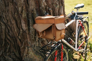 Fahrrad mit Lenkertasche