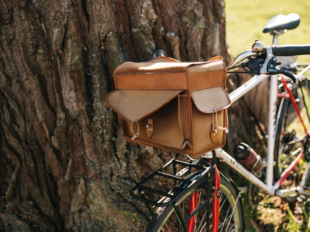 Fahrrad mit Lenkertasche