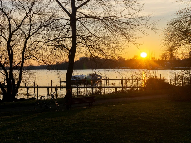 Abendstimmung auf Hermannswerder