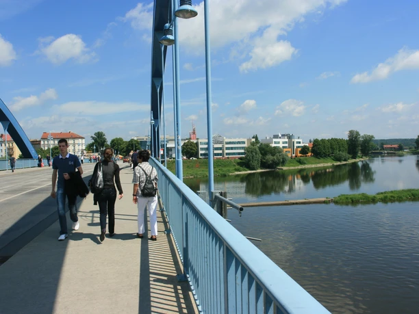 Auf der Stadtbrücke Frankfurt (Oder)