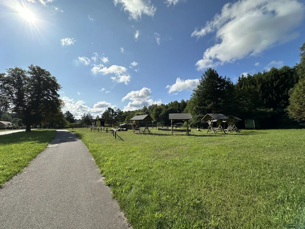 Radweg am Rastplatz Reiersdorf