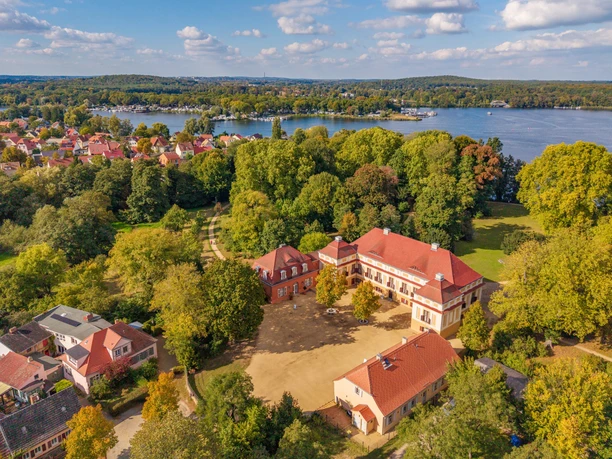 Luftaufnahme Schloss Caputh