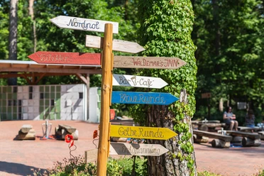 Barfußpark - Wegweiser