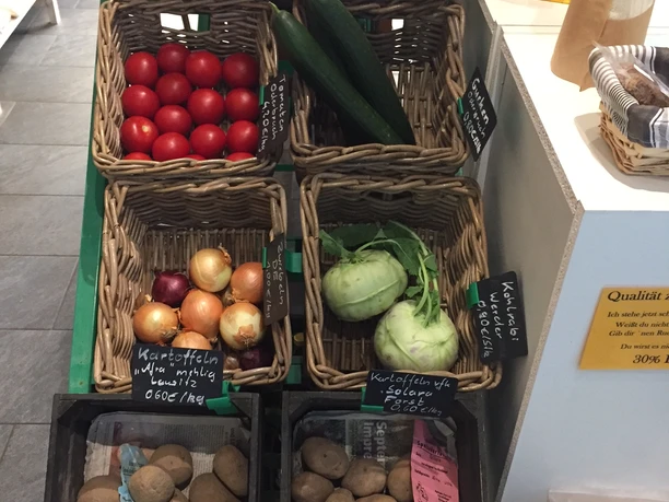 Angebot an frischem Gemüse