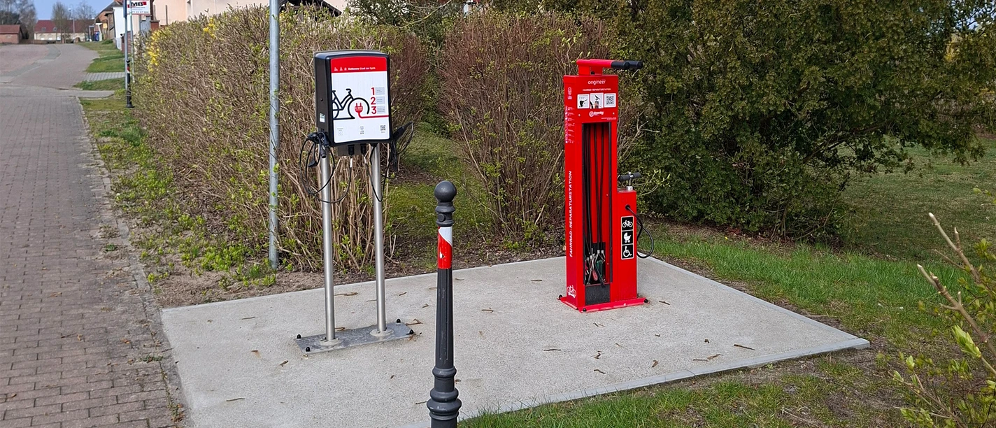 Reparatur- und Ladestation