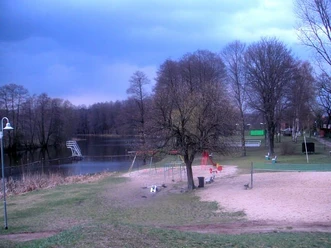Strandidyll mit Biergarten,