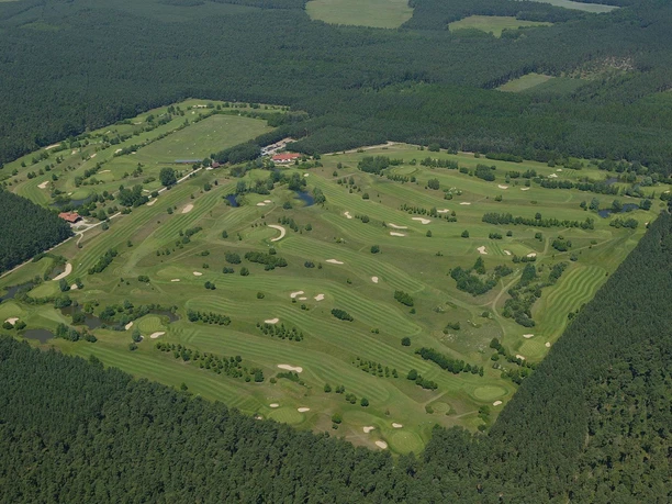 Golfplatz von oben