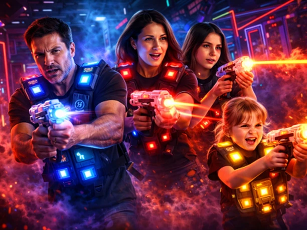 Lasertag im GiGa Live
