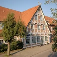 Hotel und Restaurant im modernen Fachwerkhaus