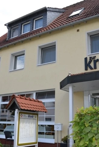 Restauranteingang Hotel zur Krone in Salzgitter-Hallendorf