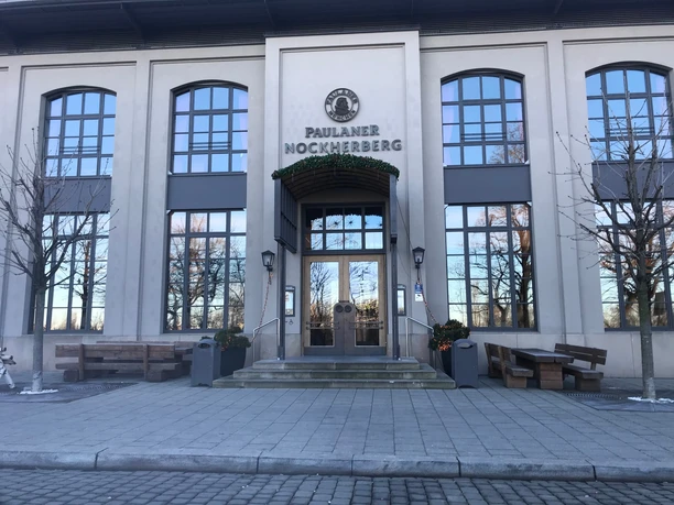View of the entrance from "Paulaner am Nockherberg"