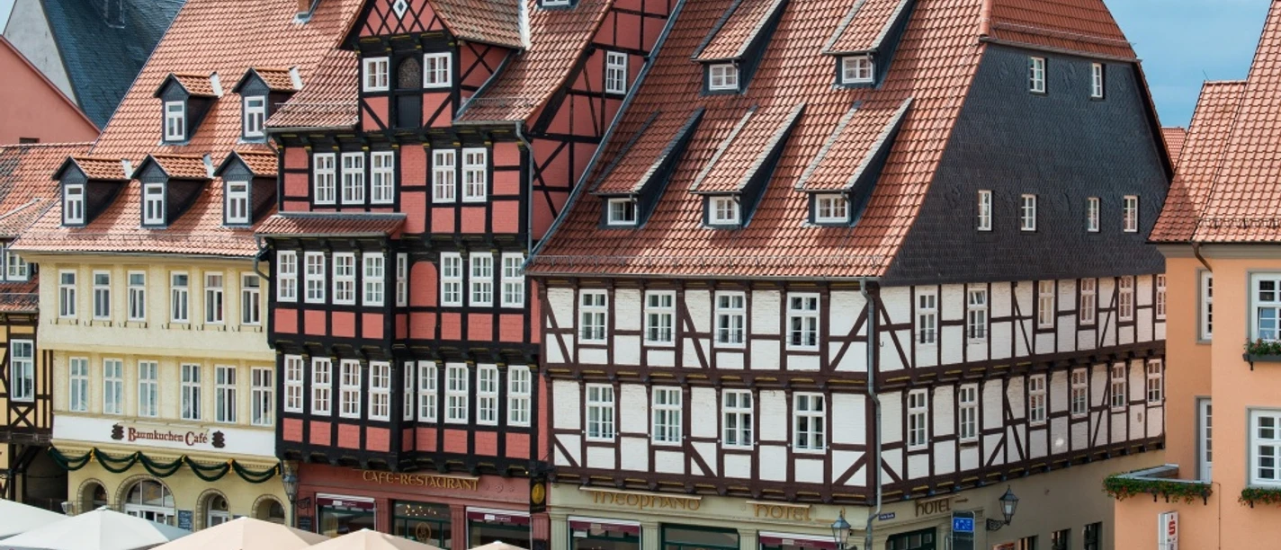 Hotel Theophano in Quedlinburg Außenansicht Marktseite