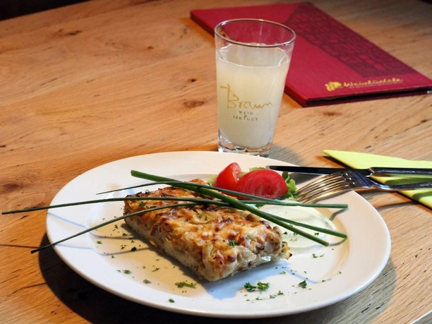 Herbstliches Gericht im Weinlädele Marburg