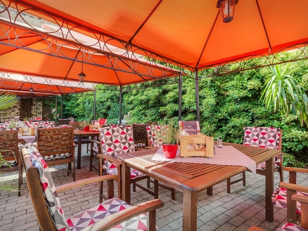 Hotel Deutsches Haus Mittweida, Biergarten