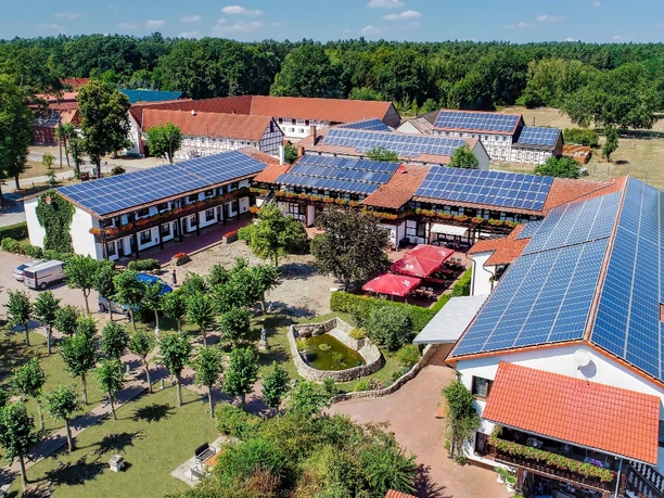 Hotelansicht aus der Luft