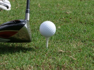Abschlag Golfball