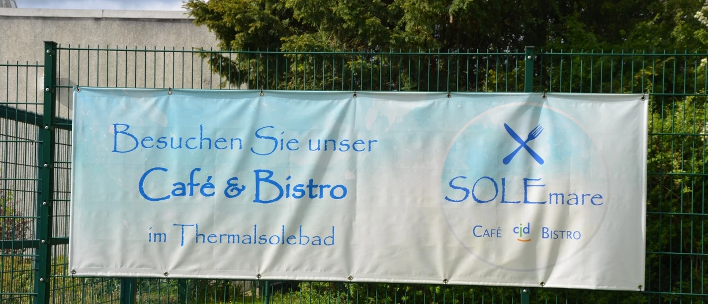 Banner Solemare am Thermalsolbad in Salzgitter-Bad