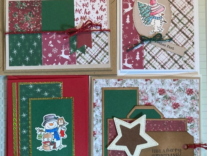 Weihnachtskärtli basteln 22 11 2025