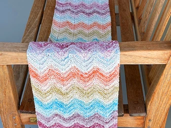 Schal aus Noro Ohajiki Sommergarn gestrickt von Thesi