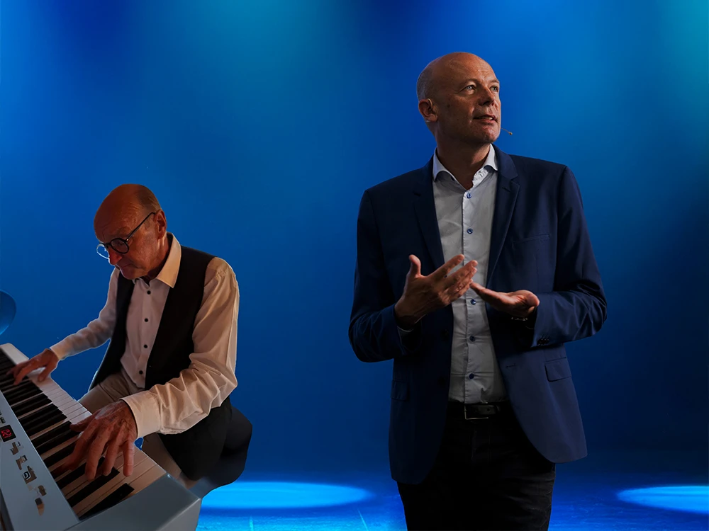 Wortflügel Ben Hüter und Jürg Frei