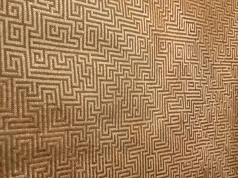 Yee I-Lann: A map of Mansau-Ansau, 2024, Detailansicht, gewebt von Lili Naming und Shahrizan Bin Juin, Bambus, Versiegler, 91 x 183 cm, Credits: Singapore Art Museum (SAM)