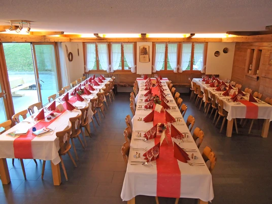 Restaurant Eggmatte Dekoration Holz